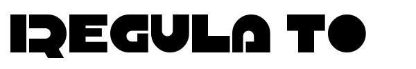 Iregula To font preview